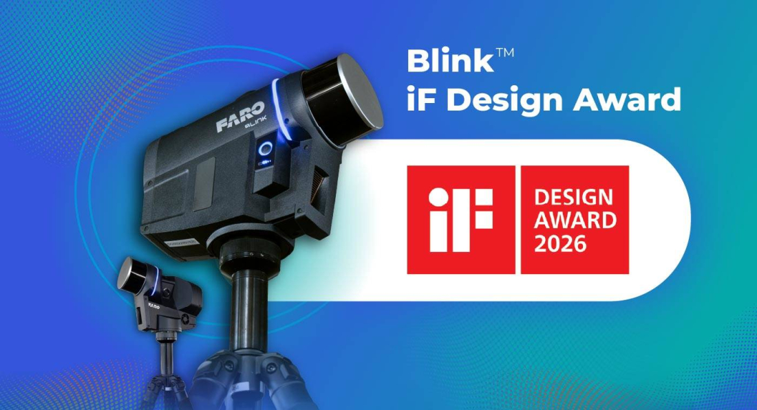 Лазерний сканер FARO Blink відзначено нагородою iF Design Award 2026