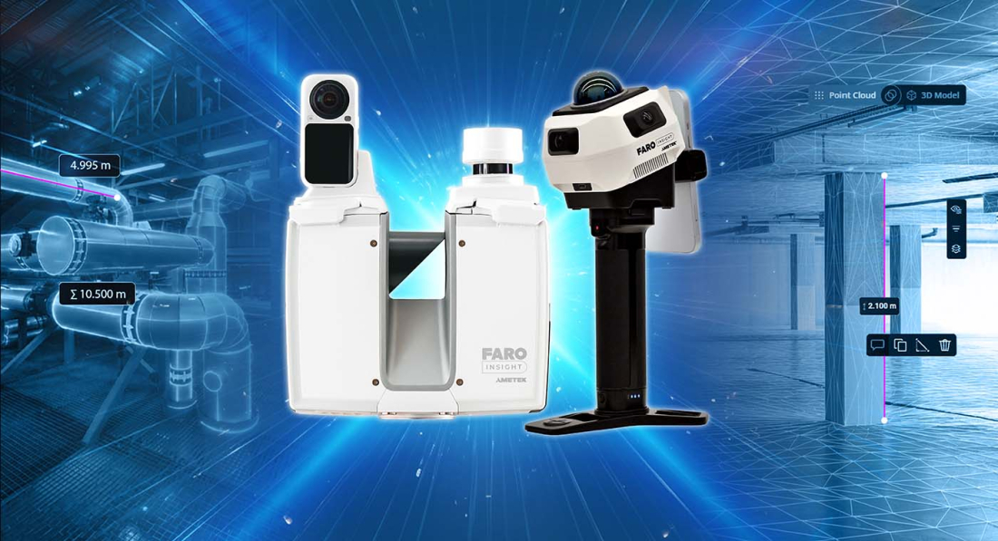 FARO INSIGHT представляє нові рішення для фіксації реальності та оновлення робочих процесів.