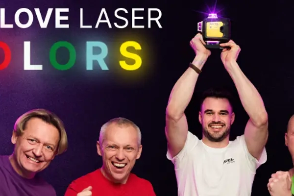 НОВИНКА! ПЕРШИЙ У СВІТІ ЛАЗЕРНИЙ РІВЕНЬ З ФІОЛЕТОВИМ ПРОМЕНЕМ