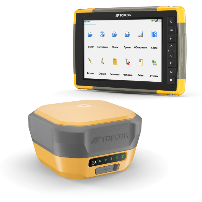 TOPCON HiPer XR  - Комплект RTK з контролером FC-6400 та TOPCON Field TOPCON HiPer XR  - Комплект RTK з контролером FC-6400 та TOPCON Field