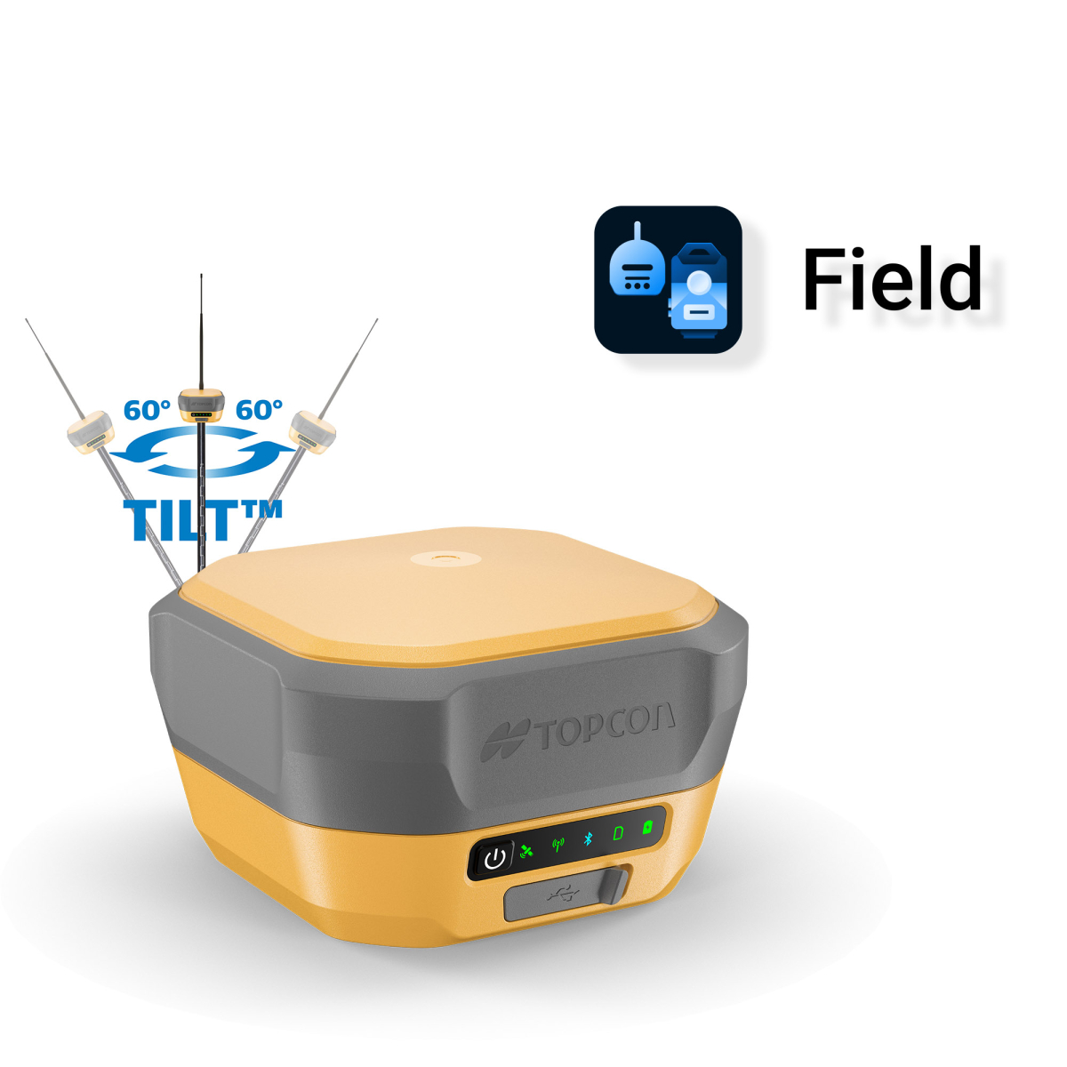 TOPCON HiPer XR  - Комплект RTK з TOPCON Field Mobile + TILT