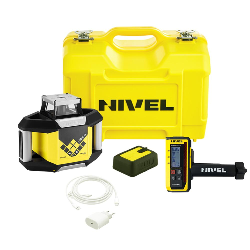 Нівелір лазерний ротаційний Nivel System NL300R Digital