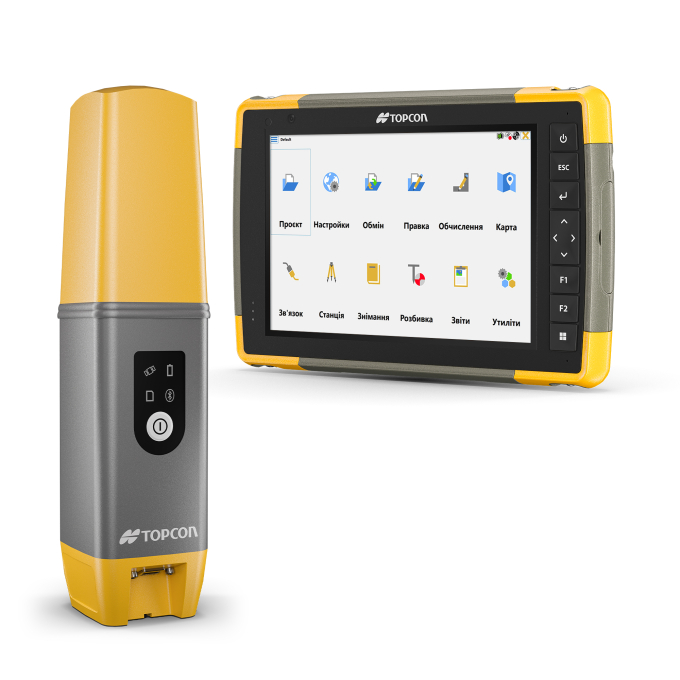 TOPCON HiPer CR - Комплект RTK з контролером FC-6400 та TOPCON Field TOPCON HiPer CR - Комплект RTK з контролером FC-6400 та TOPCON Field