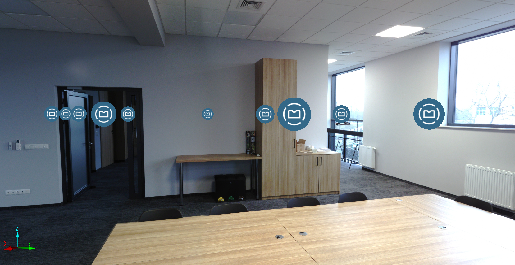 Quick View у FARO SCENE 2026: панорамний перегляд та робота з іконками сканів